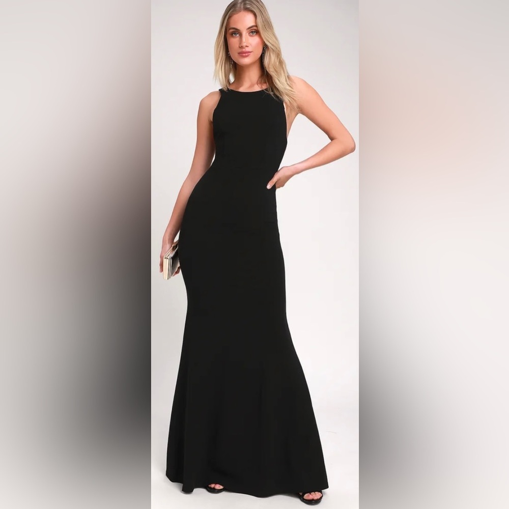 🐴Vintage Hollywood Ralph Lauren Bias Cut Velvet Maxi Evening Ball Gown, 6